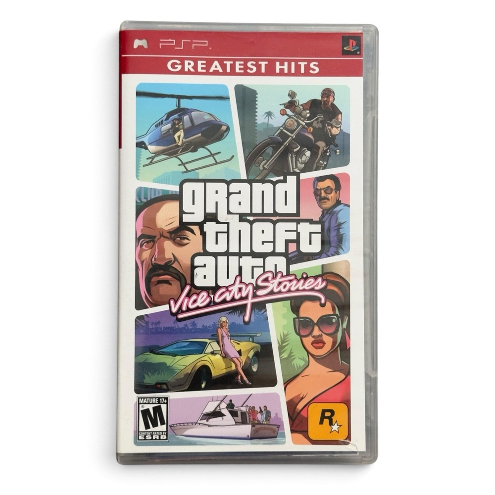 Grand Theft Auto Vice City Stories PSP CASE ONLY Greatest Hits No Game